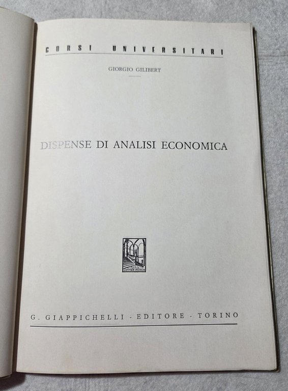 Dispense di Analisi Economica | Immagine Gallery 2