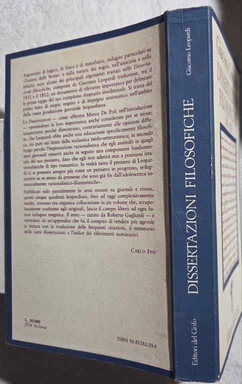 Dissertazioni filosofiche ( 1811-1812 ) | Immagine Gallery 3