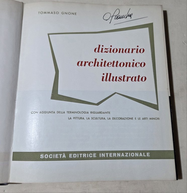 Dizionario architettonico illustrato