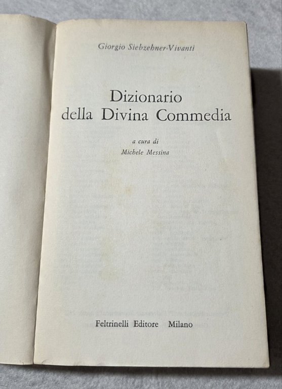 Dizionario della Divina Commedia | Immagine Gallery 2
