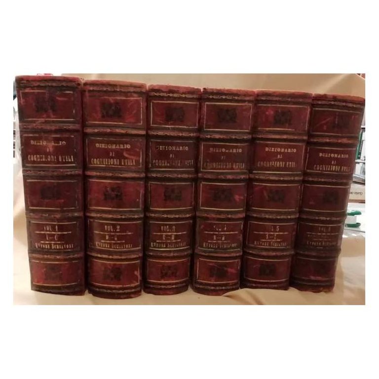 DIZIONARIO DI COGNIZIONI UTILI enciclopedia elementare di scienze, lettere ed …