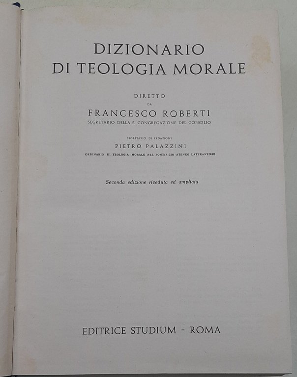 Dizionario di Teologia morale