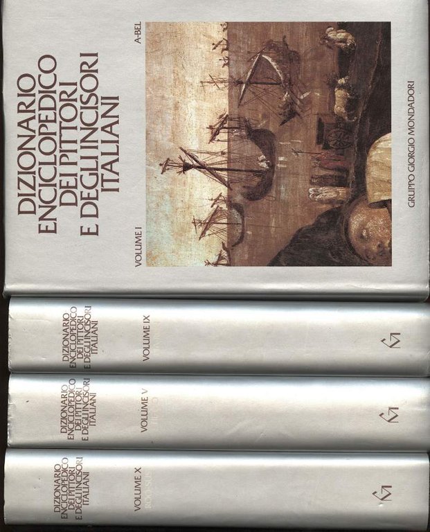 DIZIONARIO ENCICLOPEDICO DEI PITTORI E DEGLI INCISORI ITALIANI-11 voll.(1978)