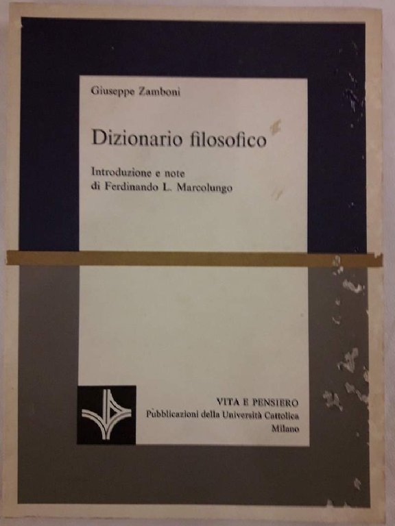 DIZIONARIO FILOSOFICO(1978)