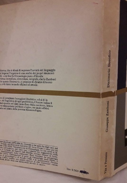 DIZIONARIO FILOSOFICO(1978)