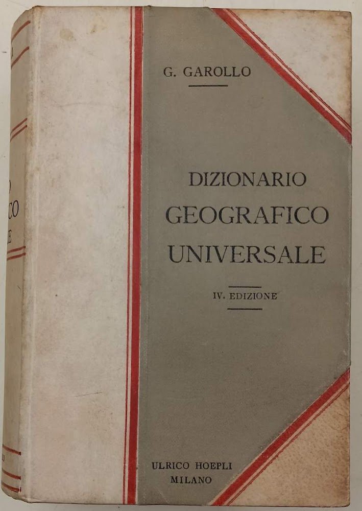 DIZIONARIO GEOGRAFICO UNIVERSALE(1898)