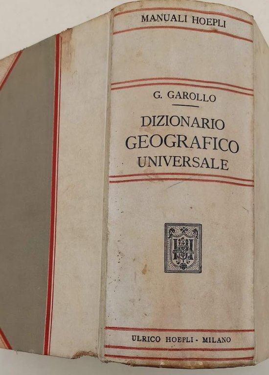DIZIONARIO GEOGRAFICO UNIVERSALE(1898)