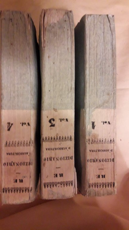 DIZIONARIO RAGIONATO DI LIBRI D'AGRICOLTURA, VETERINARIA, E DI ALTRI RAMI …