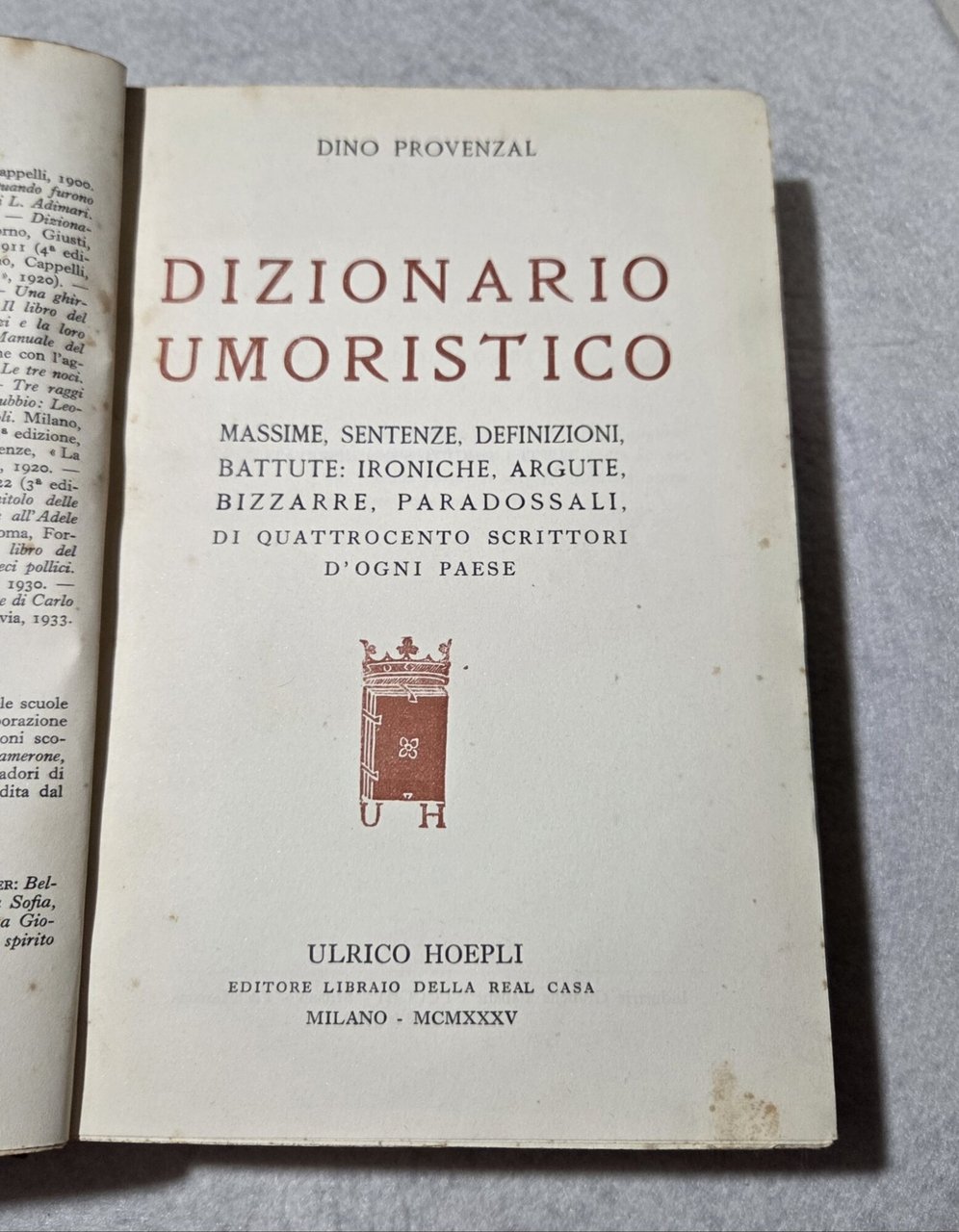 Dizionario umoristico | Immagine principale