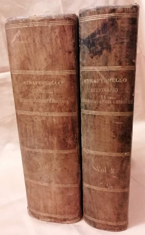 DIZIONARIO UNIVERSALE DI GEOGRAFIA, STORIA E BIOGRAFIA 2 voll. (1882)