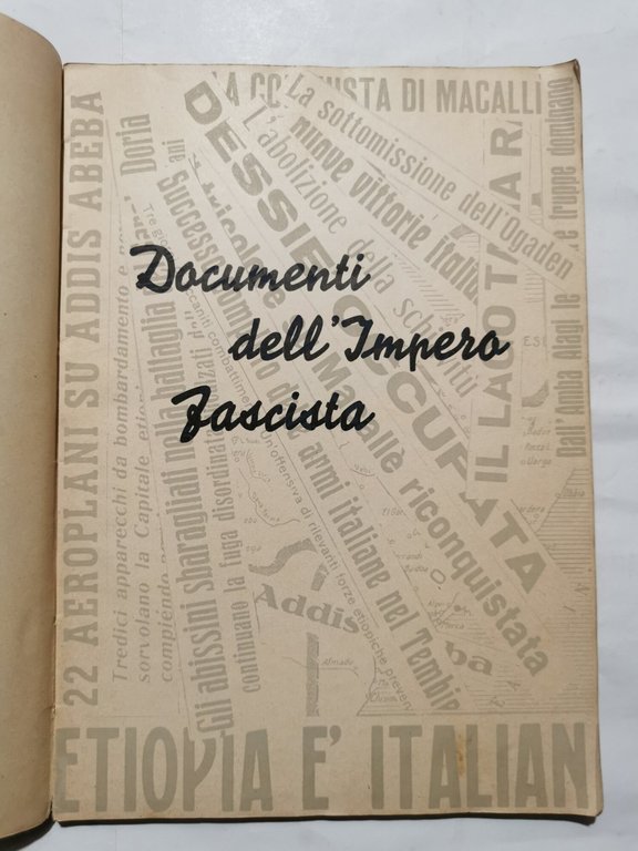 Documenti dell'Impero Fascista | Immagine Gallery 2