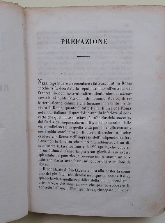 Documenti della Guerra Santa d'Italia- XVI-XVII- La Repubblica Romana(del 1849)