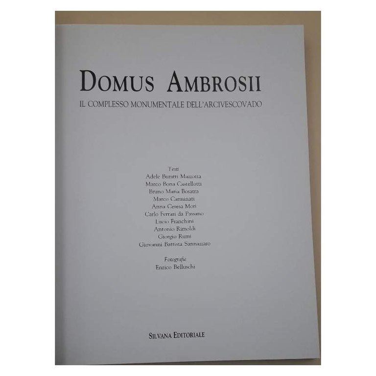 DOMUS AMBROSII-IL COMPLESSO MONUMENTALE DELL'ARCIVESCOVADO( 1994)