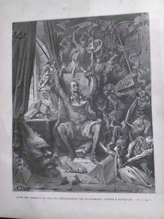 DON CHISCIOTTE DELLA MANCIA illustrato con 120 quadri grandi e …