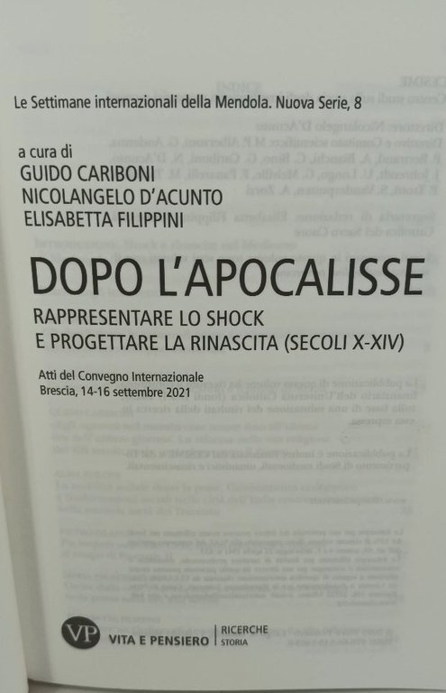 Dopo l'apocalisse - rappresentare lo shock e progettare la rinascita …