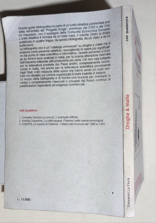 Droghe e mafie - Bibliografia ragionata e annotata su narcotraffico …
