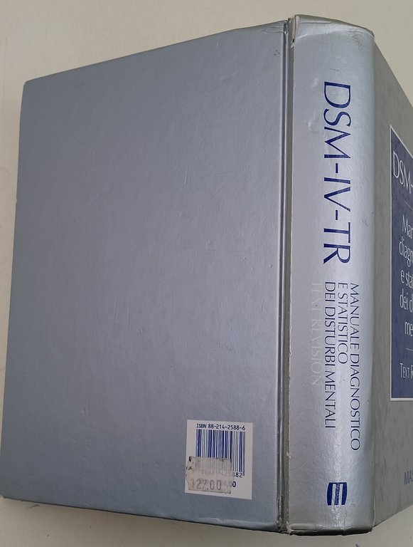DSM-IV-TR- Manuale diagnostico e statistico dei disturbi mentali