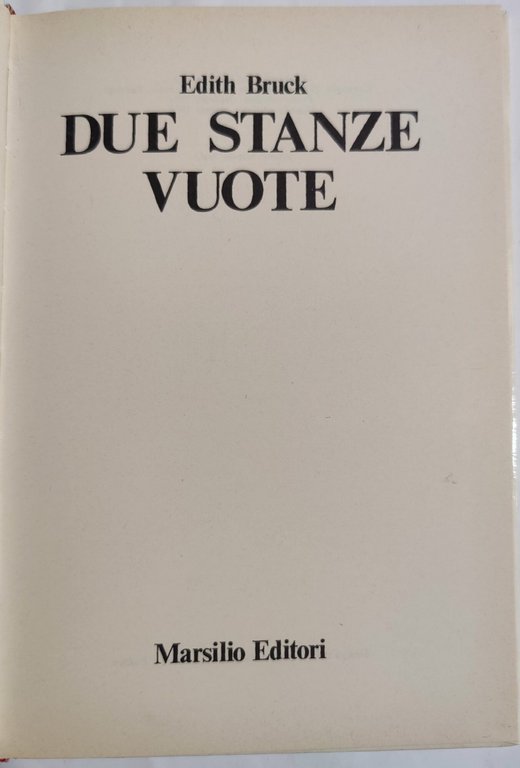 Due stanze vuote