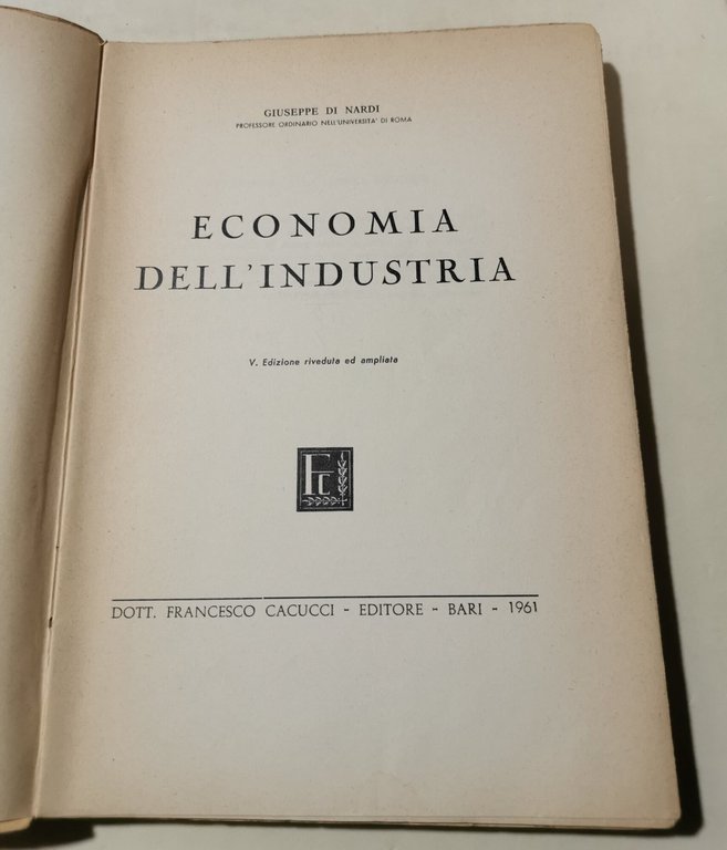 Economia dell'industria