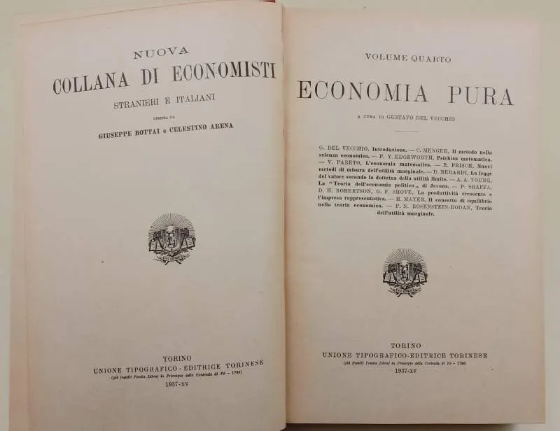 ECONOMIA PURA (1937) | Immagine principale