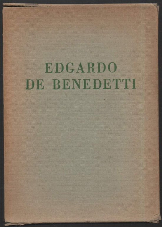 EDGARDO DE BENEDETTI