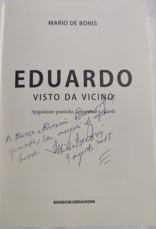 Eduardo visto da vicino