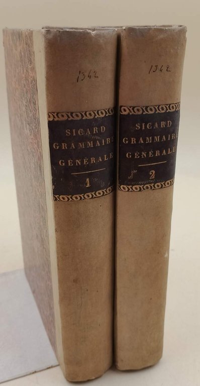 ELEMENS DE GRAMMAIRE GENERALE APPLIQUES A LA LANGUE FRANCAISE -2 …