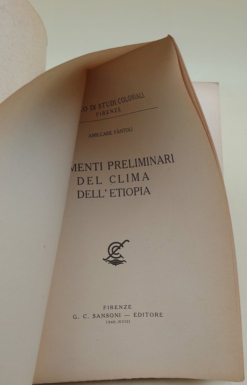 Elementi preliminari del clima dell'Etiopia