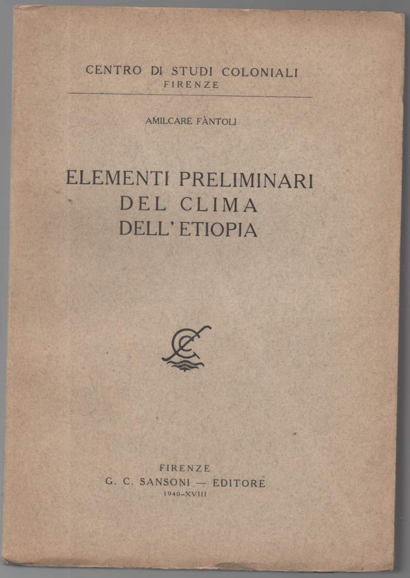 Elementi preliminari del clima in Etiopia