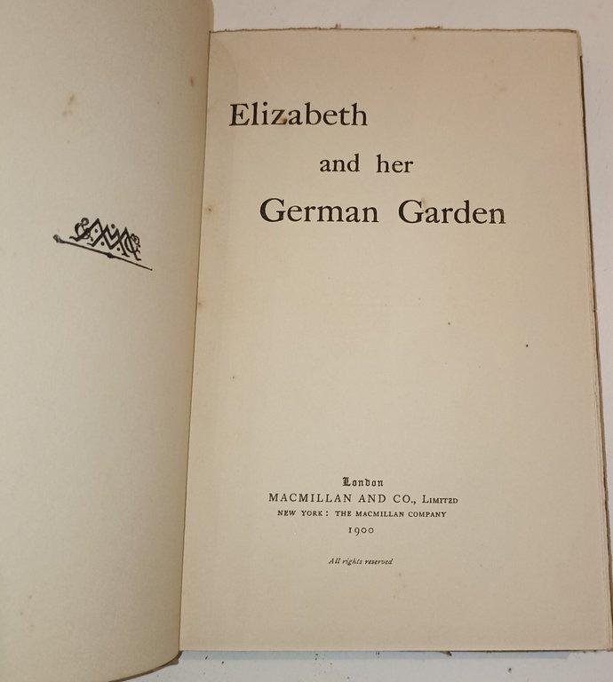 Elizabeth and her German Garden