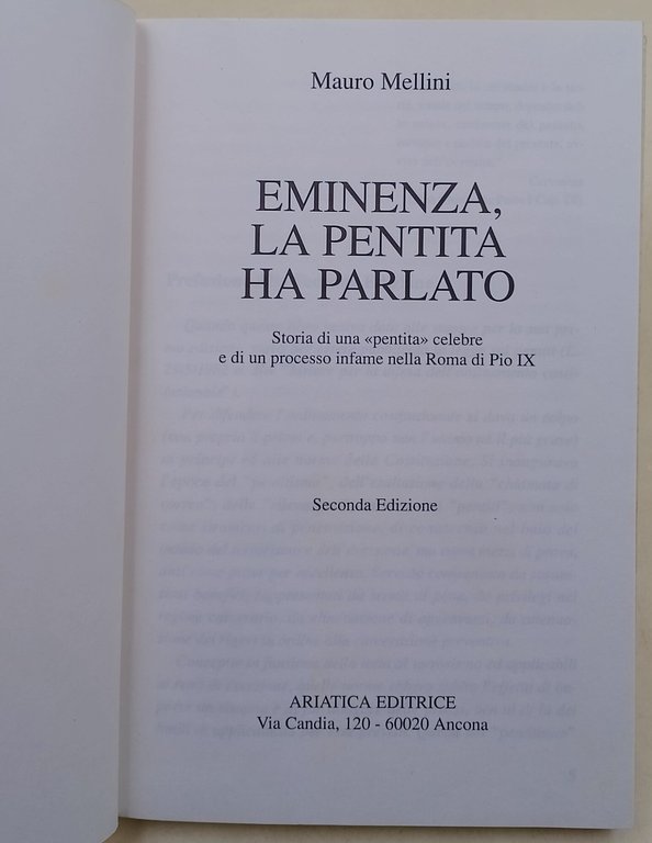 Eminenza la pentita ha parlato-storia di una pentita celebre e …