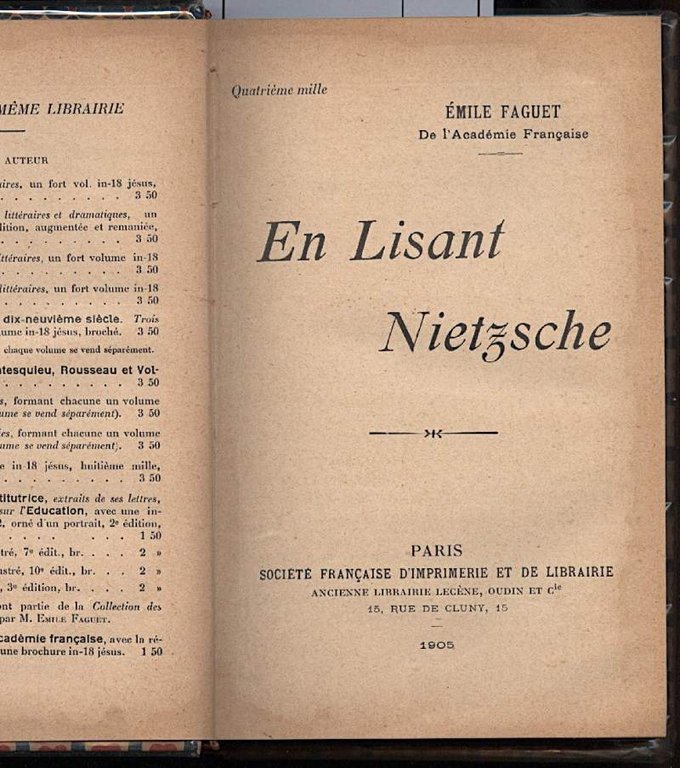 EN LISANT NIETZSCHE | Immagine Gallery 2