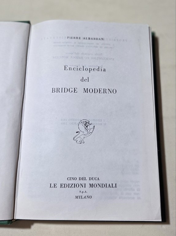 Enciclopedia del Bridge moderno | Immagine Gallery 2
