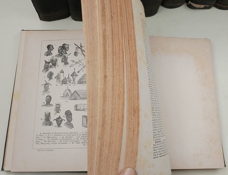 Enciclopedia Moderna illustrata-dizionario universale di cognizioni utili- 10 voll.