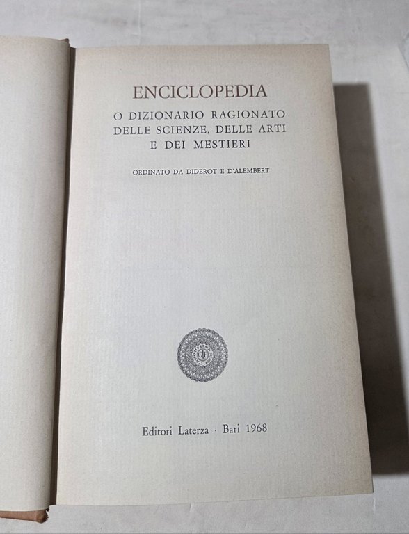 Enciclopedia o dizionario ragionato delle scienze delle arti e dei …