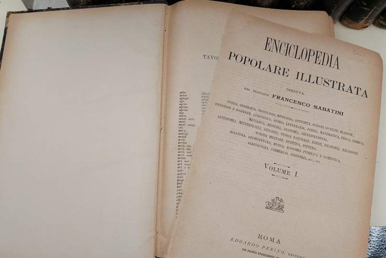 ENCICLOPEDIA POPOLARE ILLUSTRATA-11 TOMI( 1886-1893)