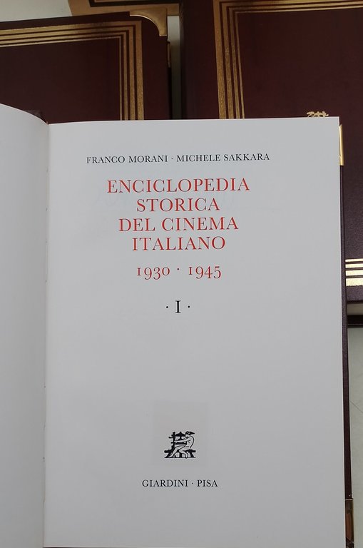 Enciclopedia storica del cinema italiano- 3 voll