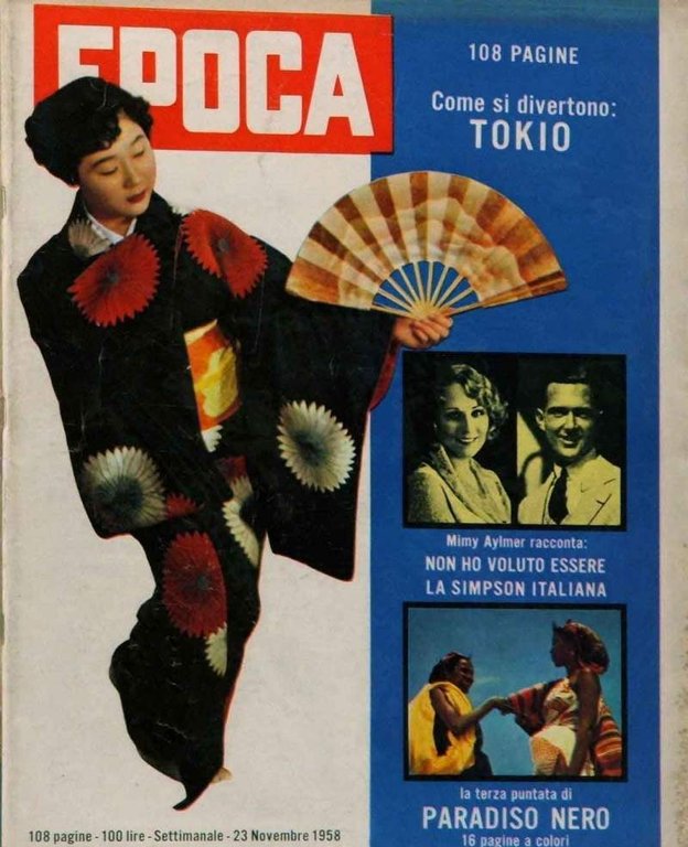 EPOCA ANNO IX NUMERO 425 23 NOVEMBRE 1958