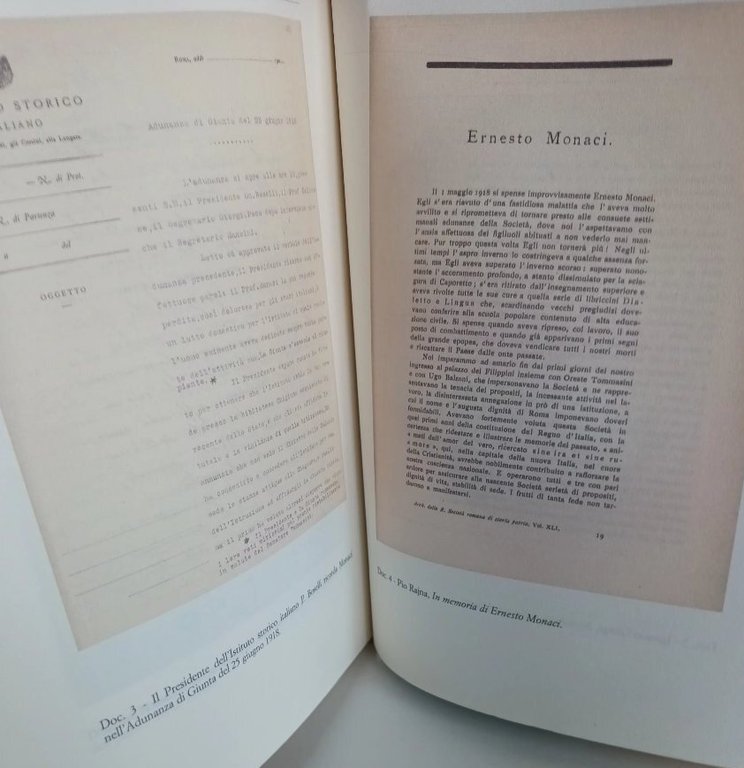 Ernesto Monaci e l'istituto storico italiano