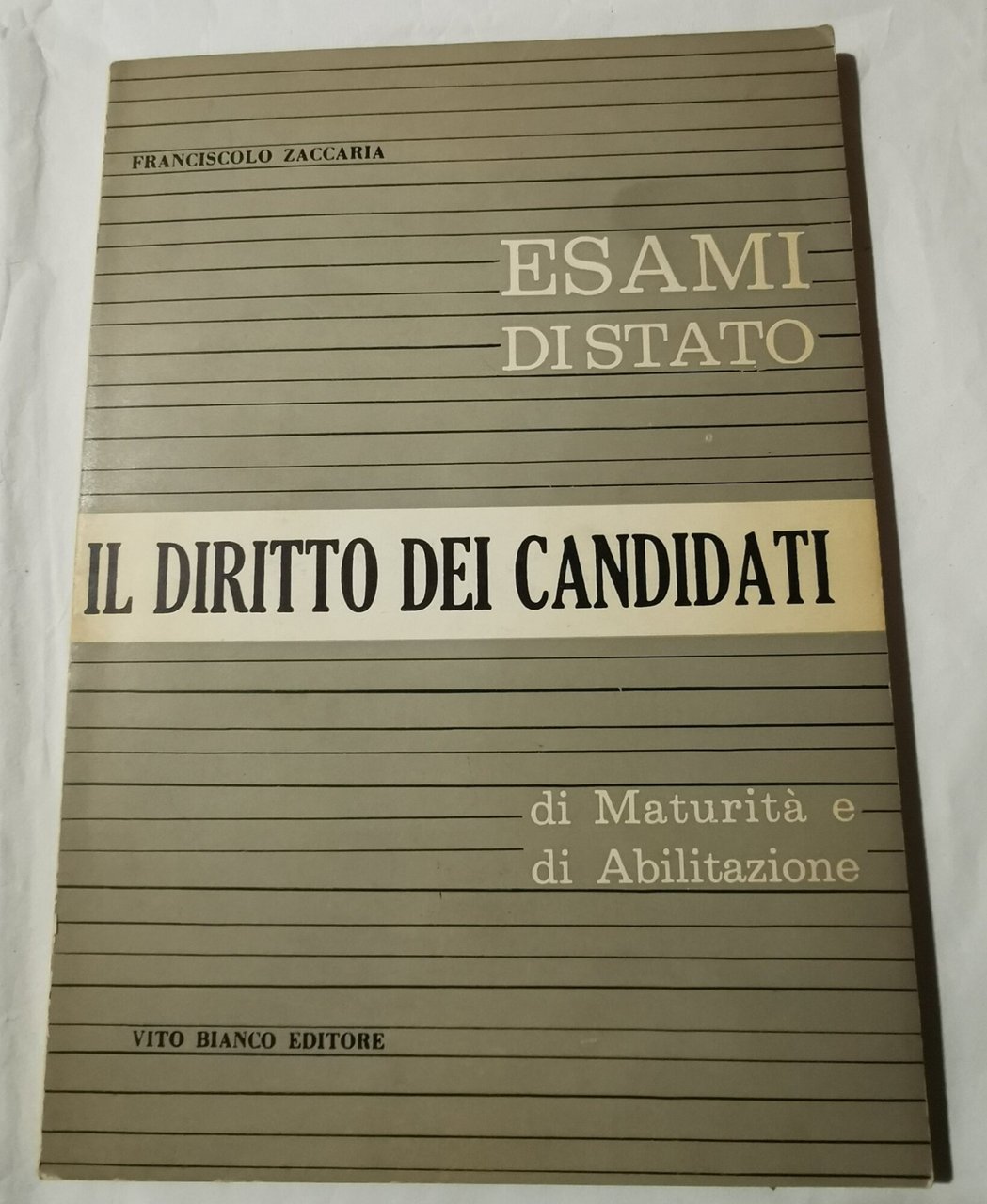Esami di Stato : il diritto dei candidati di Maturita' …