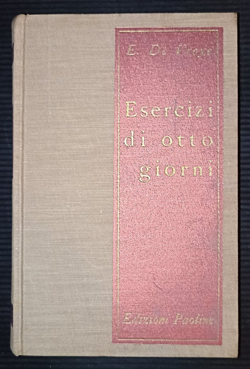 Esercizi di otto giorni secondo il metodo di S. Ignazio | Immagine principale