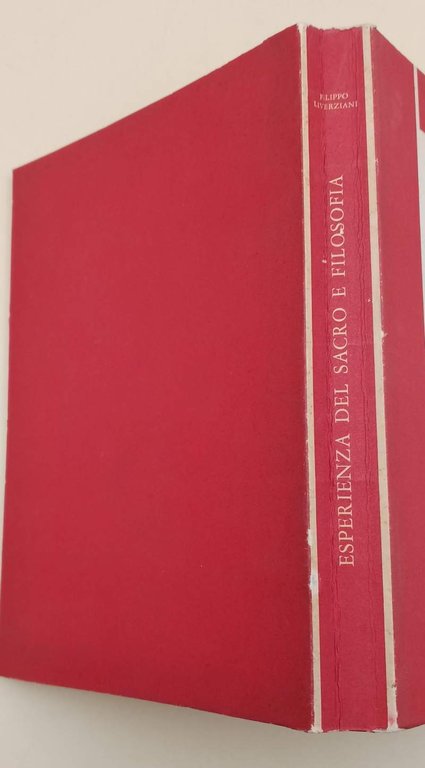 ESPERIENZA DEL SACRO E FILOSOFIA(1970)