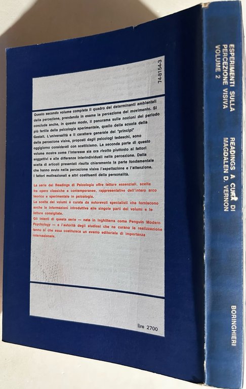 Esperimenti sulla percezione visiva - 2 - Aspetti dinamici e …
