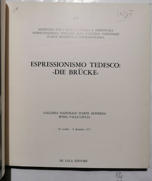 Espressionismo Tedesco : " Die Brucke"