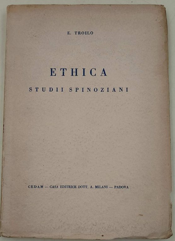 ETHICA STUDII SPINOZIANI