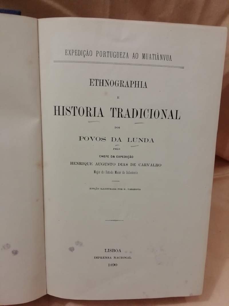 ETHNOGRAPHIA HISTORIA TRADICIONAL DOS POVOS DA LUNDA (1890) | Immagine principale