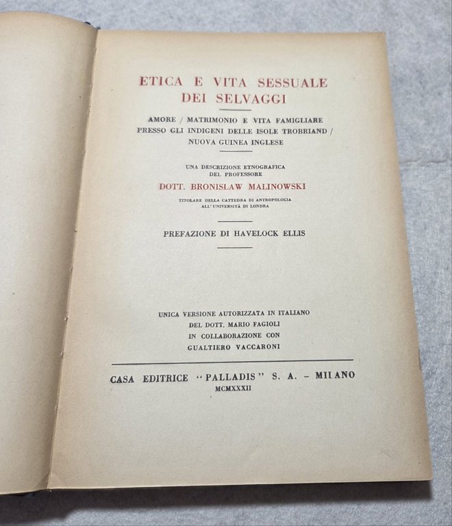 Etica e vita sessuale dei selvaggi | Immagine Gallery 2