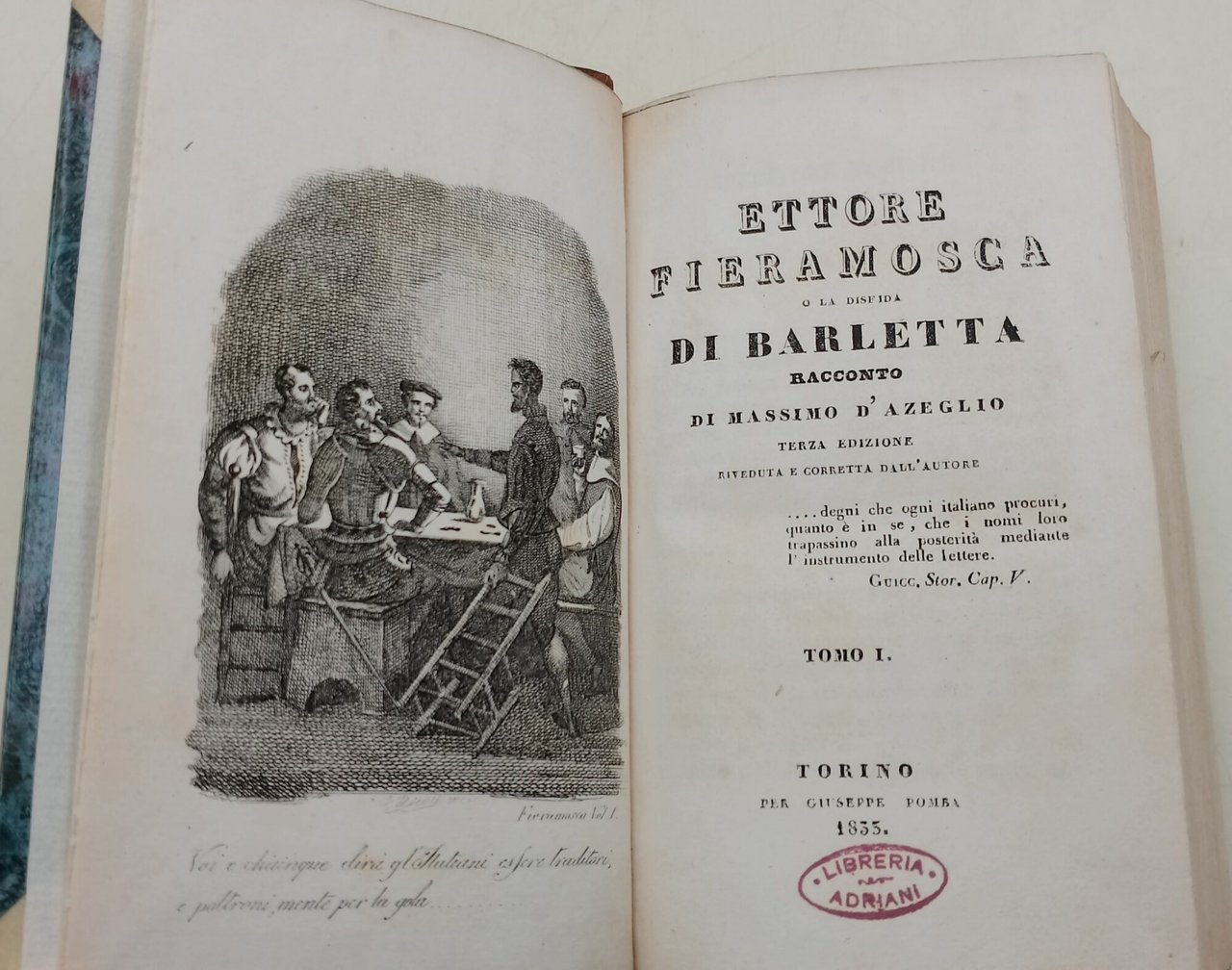 Ettore Fieramosca o la disfida di Barletta- 3 tomi in …