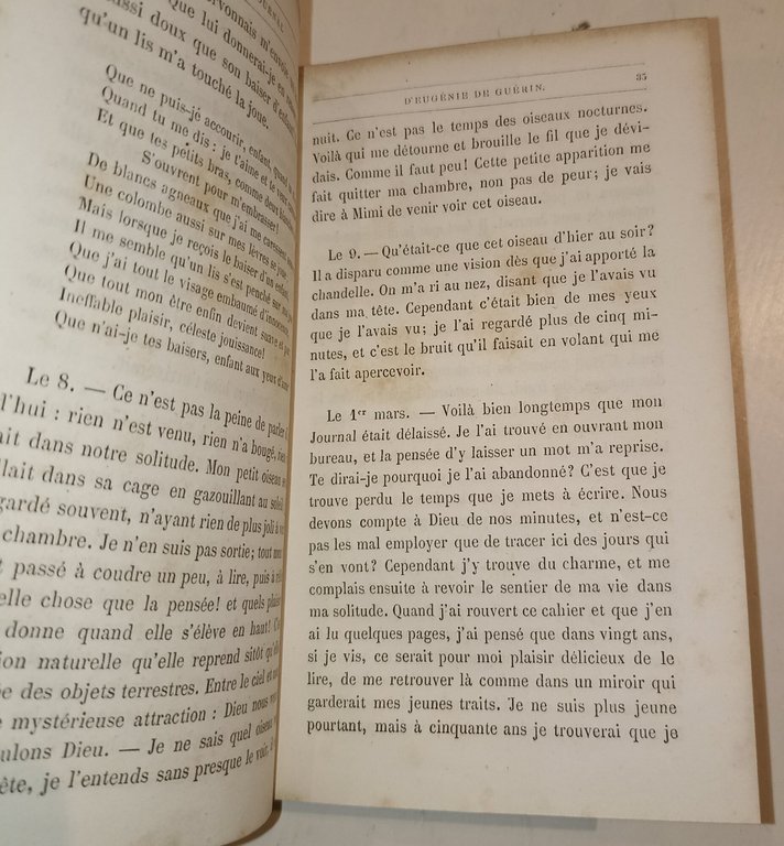 Eugénie De Guérin journal e lettres