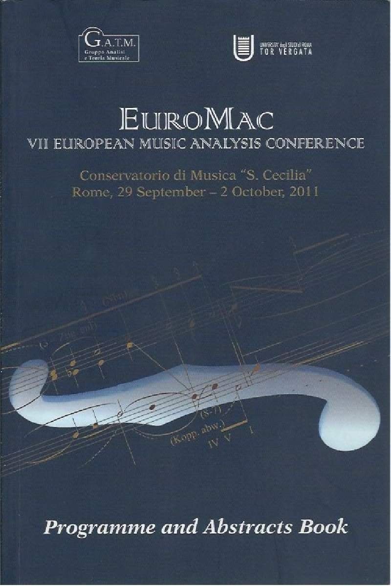 EUROMAC - VII european music analysis conference